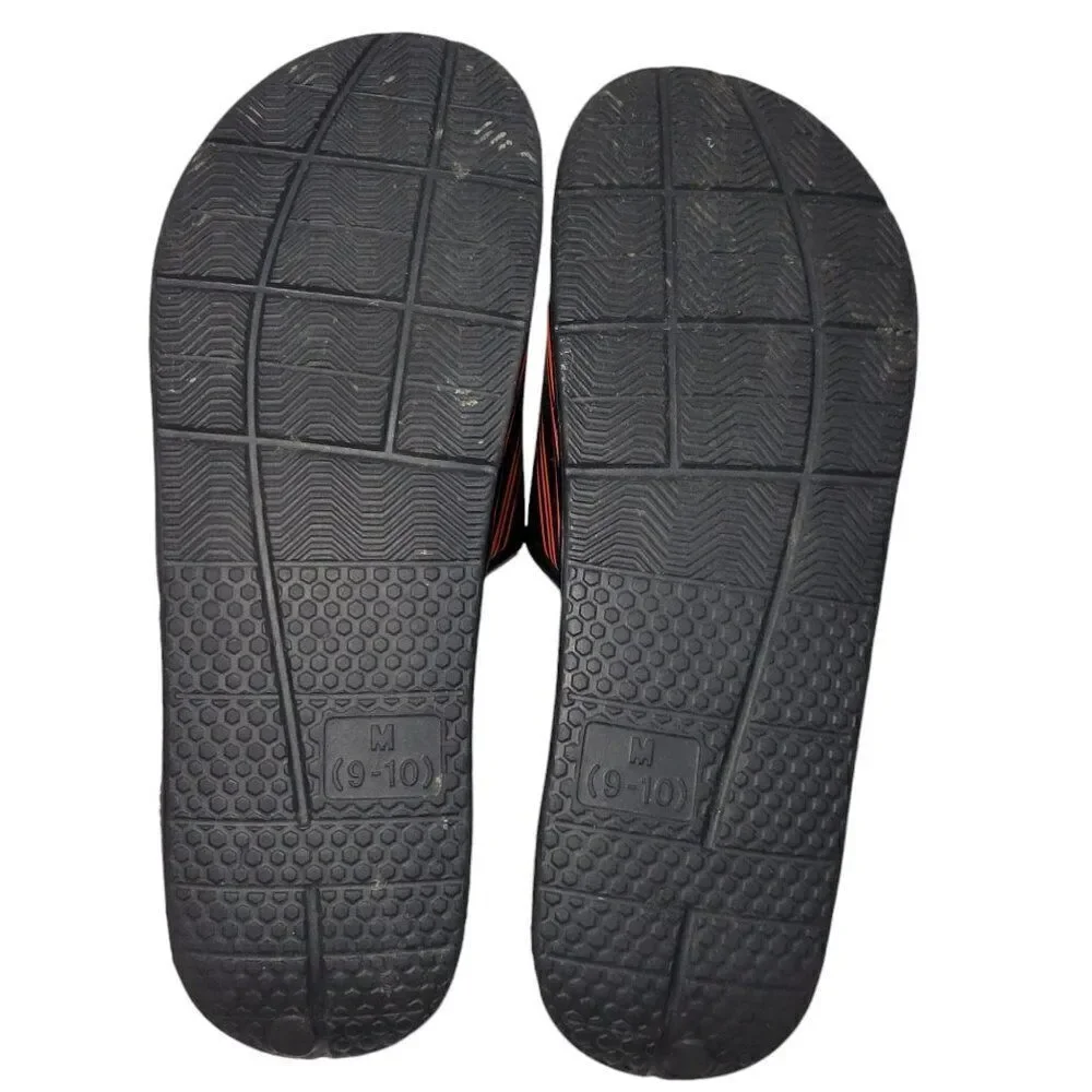 Cleveland Brown Slides NFL Football Men Size 9-10 Shower Pool Beach Shoes Sandal